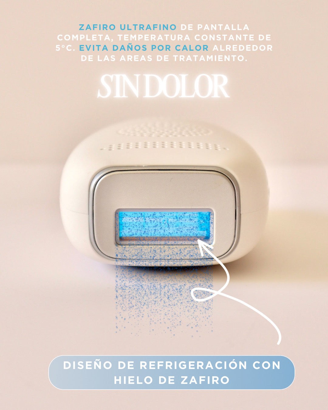 Depiladora IPL ice cooling