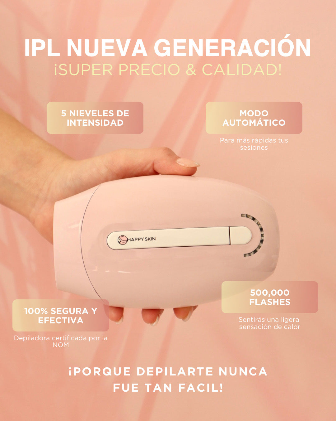 Depiladora IPL Nueva Generacion