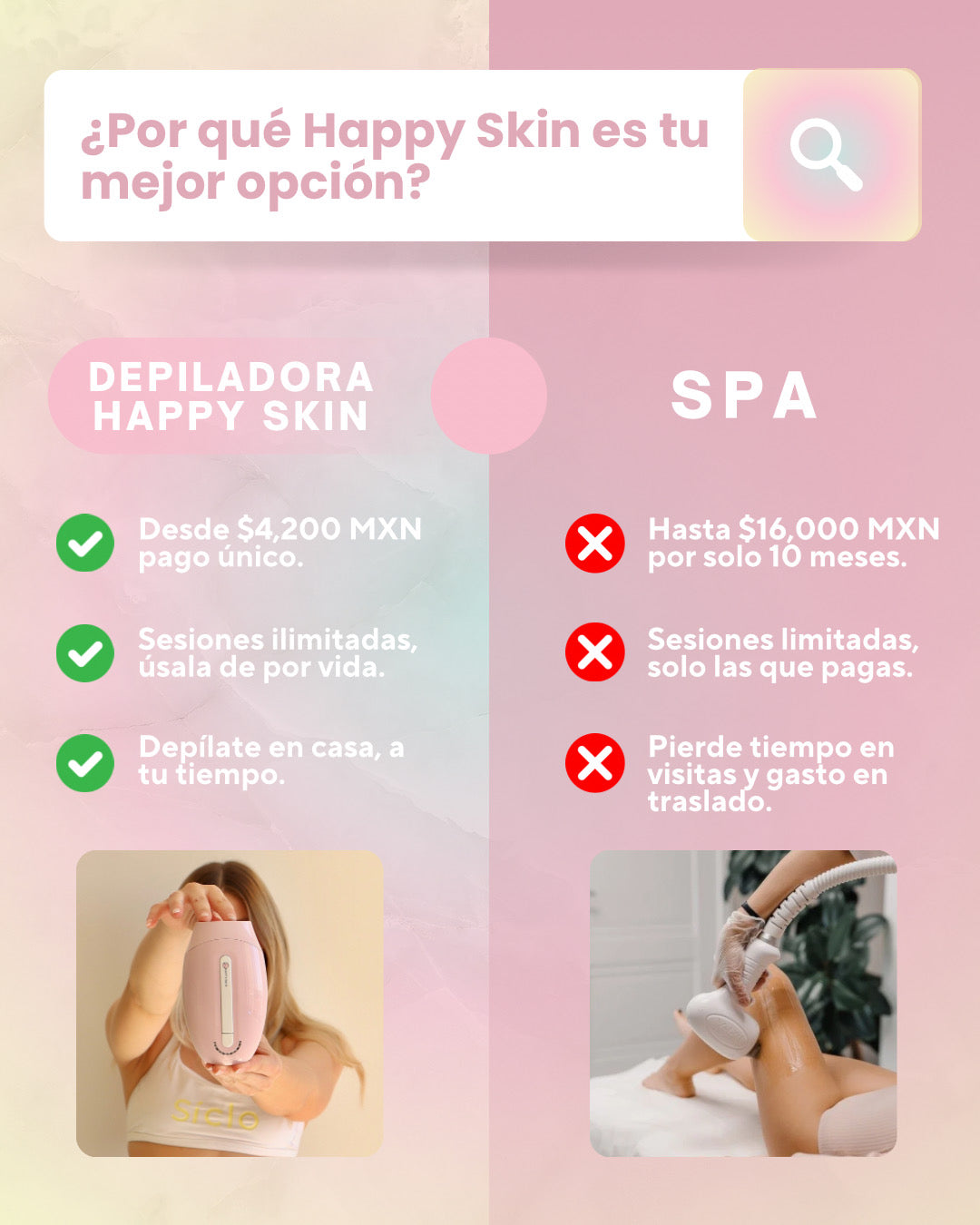 Depiladora IPL Nueva Generacion